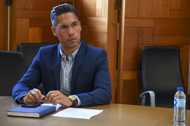 Alejandro Marrero edil Hacienda La Laguna
