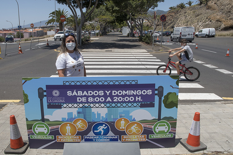 Los Majuelos, zona habilitada para deportes