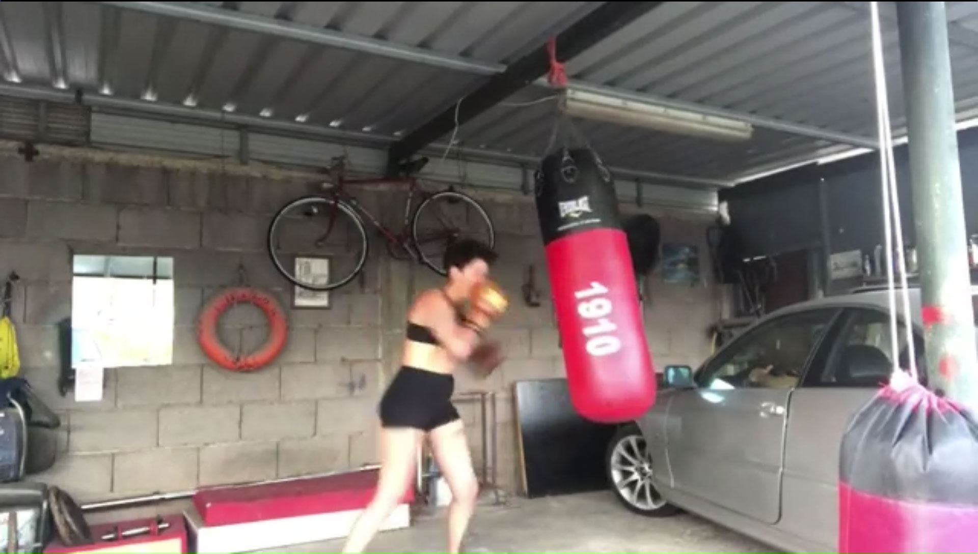 Boxeo en confinamiento