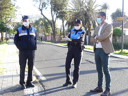Policía Local y Alejandro Marrero