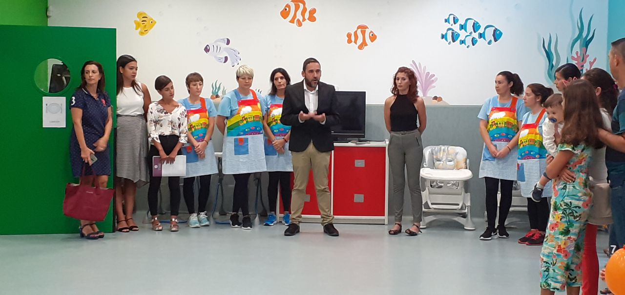 Rubens Ascanio en la apertura de las Escuela Infantil es, curso 2019