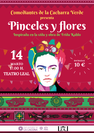 CARTEL PINCELES - 14 MARZO TEATRO LEAL