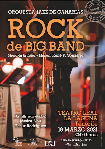 CARTEL ROCK de BIG BAND - LA LAGUNA Tenerife 2021