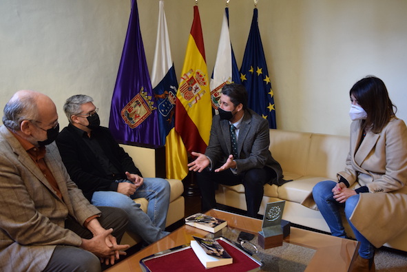 Francisco Pomares, Jorge Fonte, Luis Yeray Gutiérrez y Yaiza López Landi