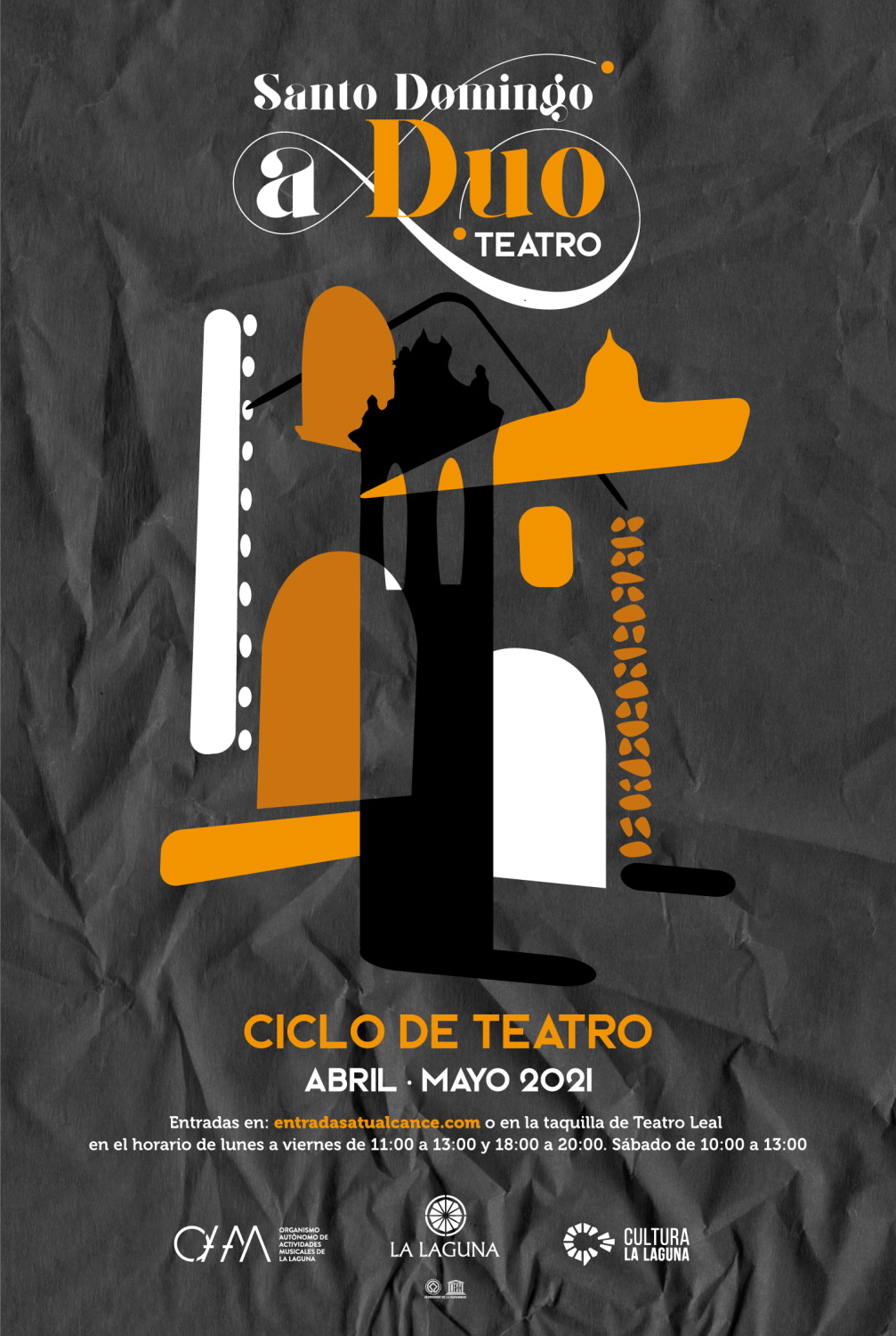 STO DOMINGO A DÚO TEATRO cartel