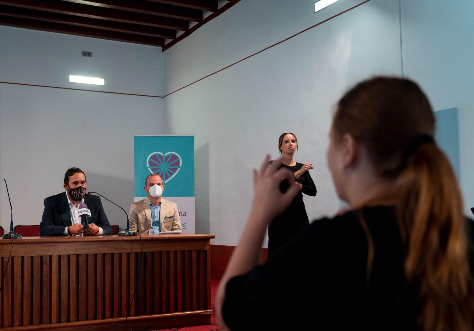 Acto del Día de las Personas Sordas en La Laguna