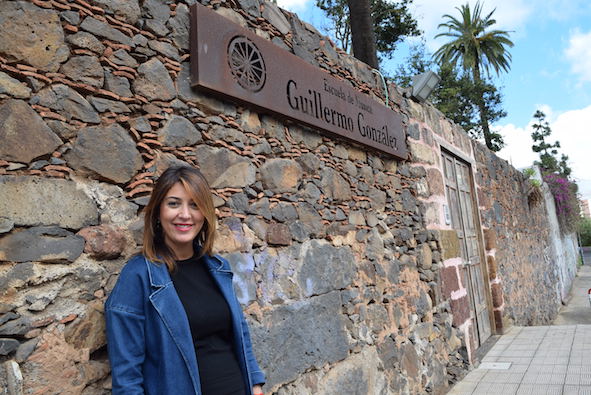 Yaiza López Landi en la Escuela Municipal de Música