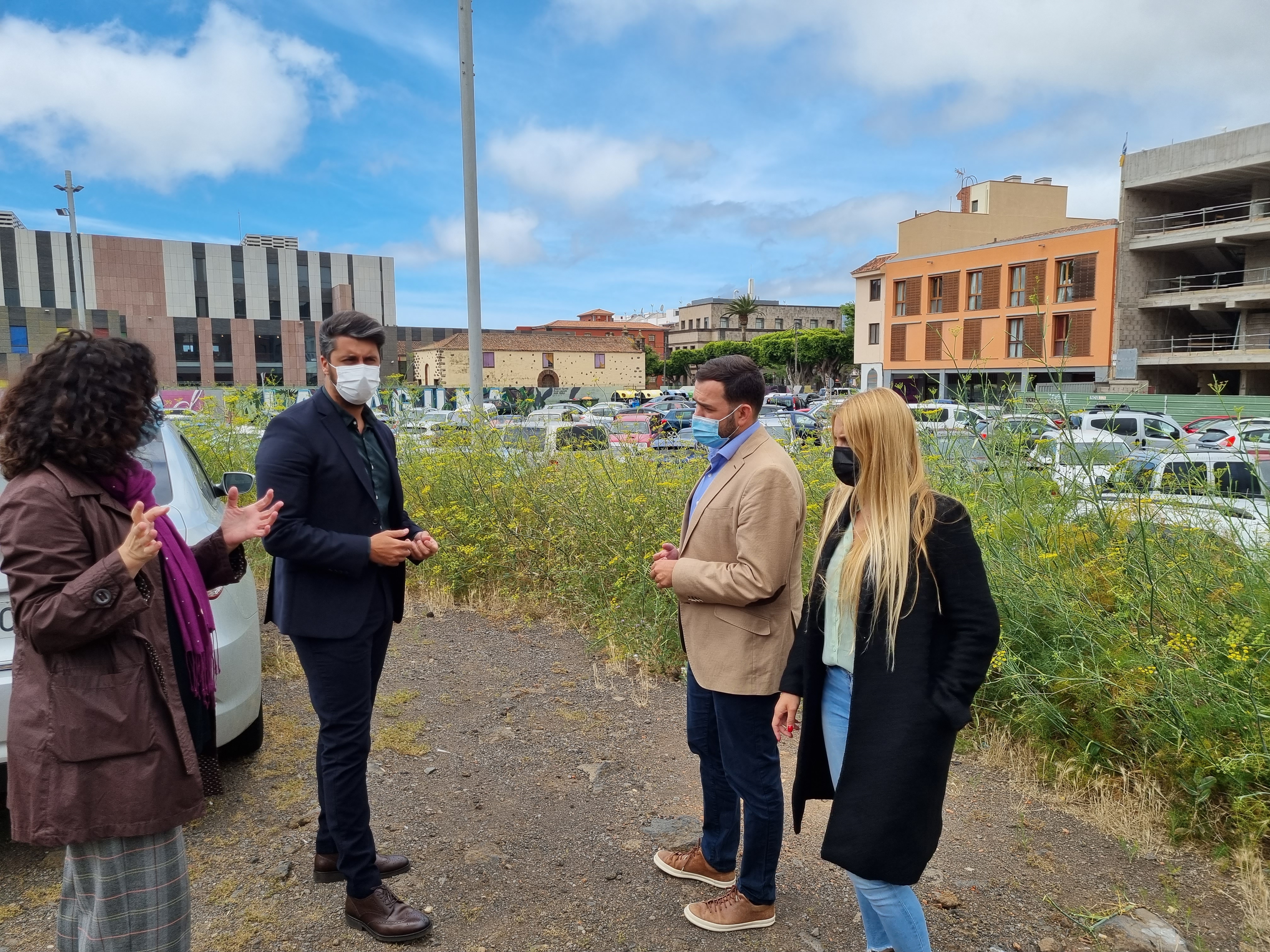 Visita solar canalización barranco de La Carnicería