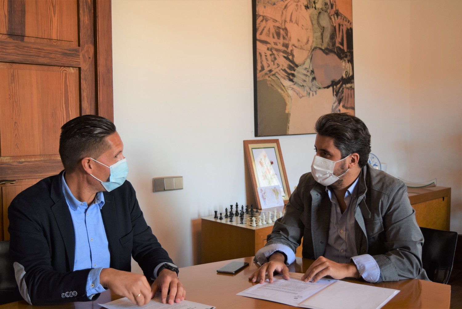 Alejandro Marrero y Luis Yeray Gutiérrez