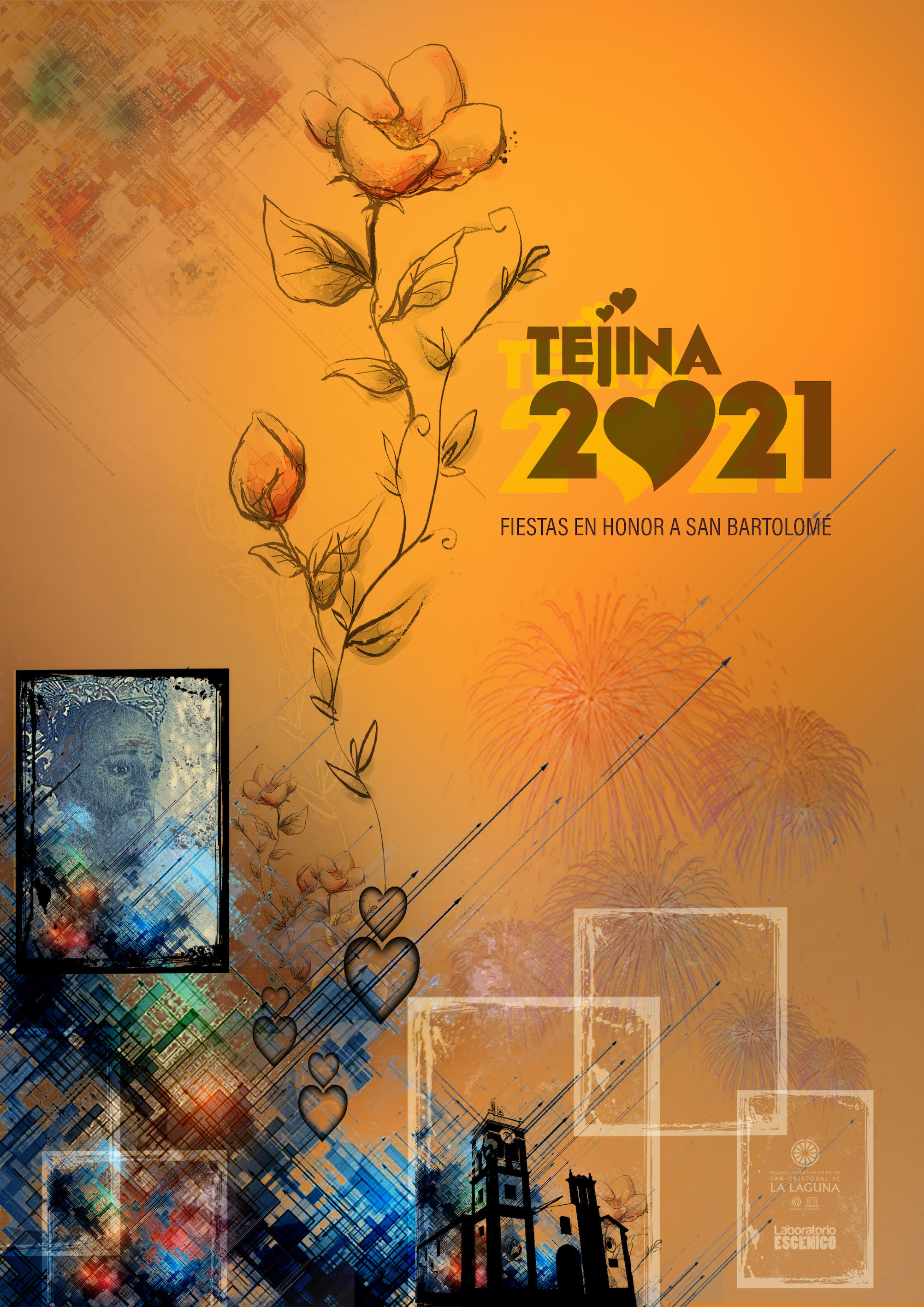 Cartel de las fiestas de Tejina