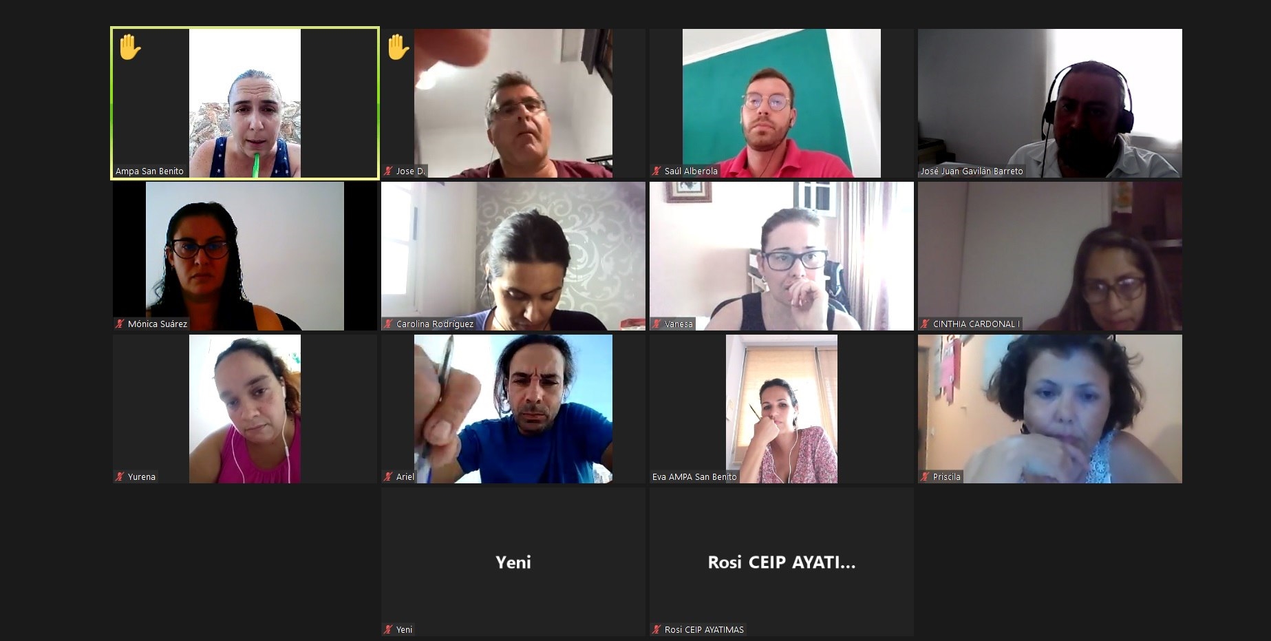 Reunión Ampas Afas nuevo curso escolar