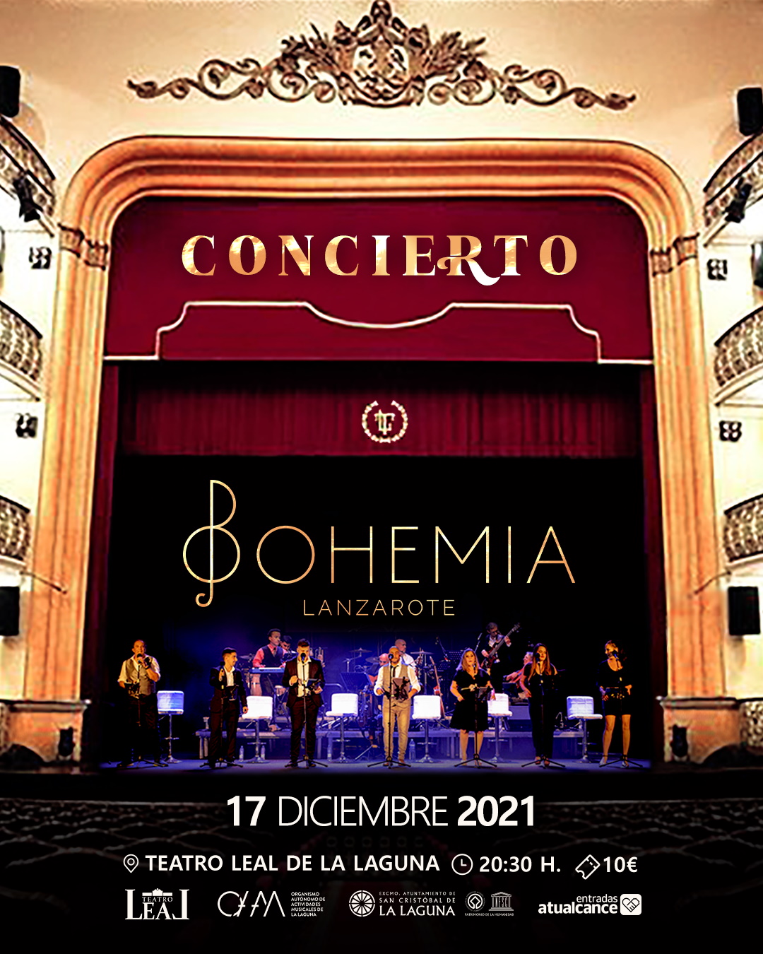 CONCIERTO BOHEMIAN LANZAROTE TEATRO LEAL