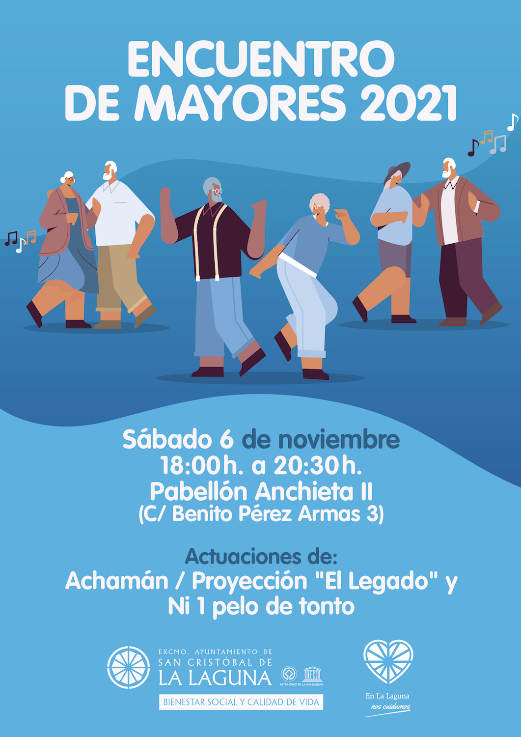 La Laguna recupera el Encuentro de Mayores para plantarle cara a la soledad y generar espacios La Laguna recupera el Encuentro de Mayores para plantarle cara a la soledad y generar espacios