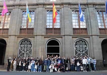 Recepción_Erasmus_IES_Laboral_grupo