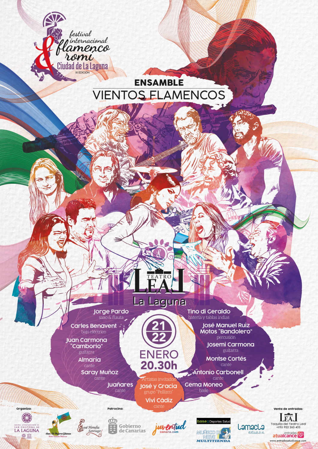Festival Internacional Flamenco Romí - Ciudad de la Laguna - Ensamble + Vientos Flamencos