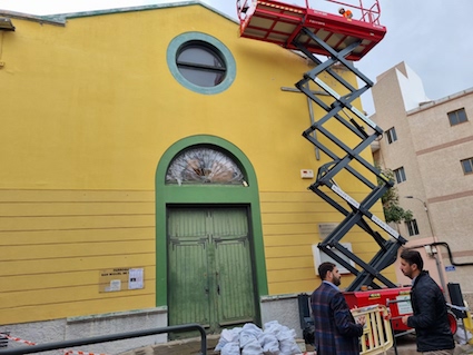 Obras Iglesia San Miguel de Chimisay_300322