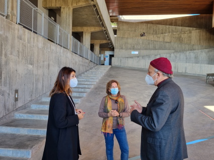 Yaiza López Landi, Josefa Suárez y Enzo Scala en la EAC