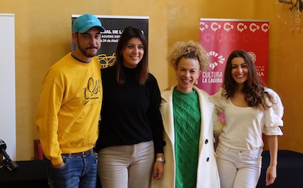 Aarón Gómez, Yaiza López Landi, Guacimara Gil e Irene Álvarez