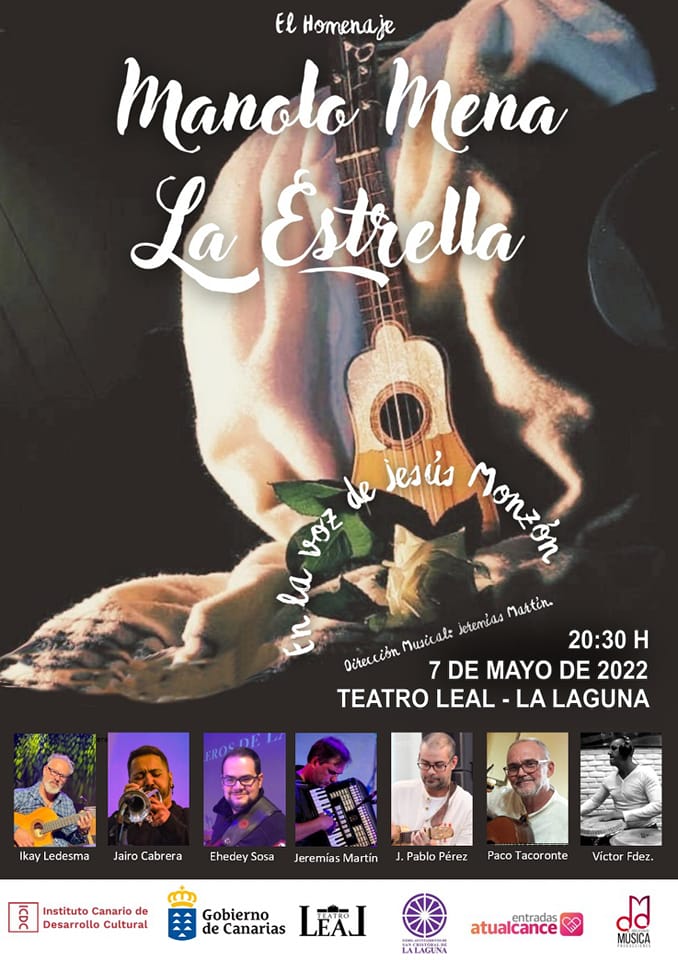 Cartel Homenaje a Manolo Mena