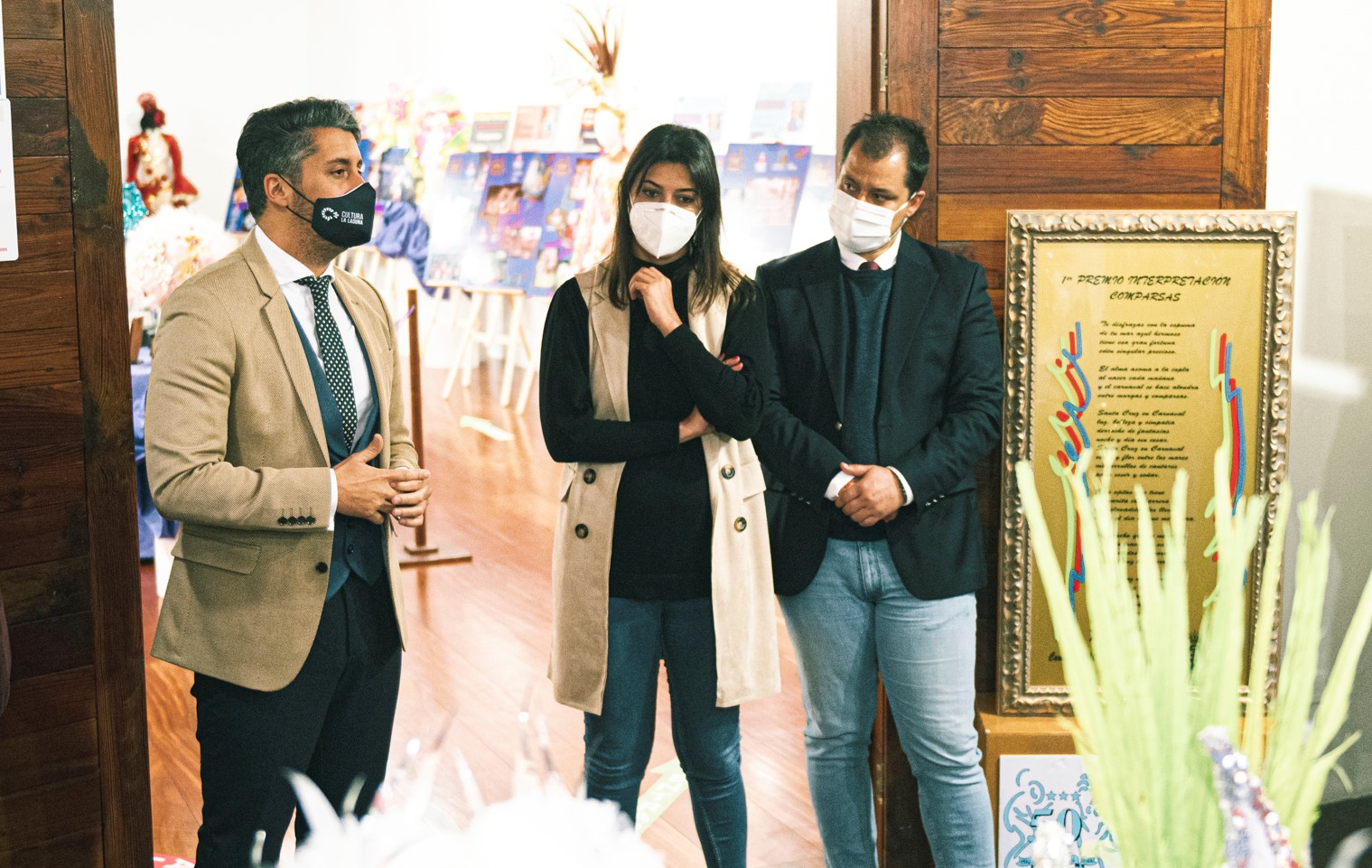 Luis Yeray Gutiérrez, Yaiza López Landi y Badel Albelo
