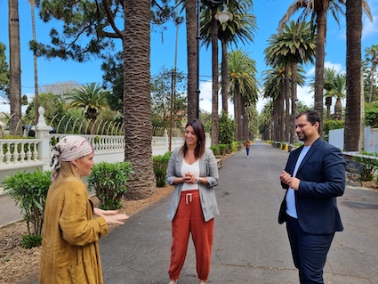 Raquel García Hemmerhoj, Yaiza López Landi y Badel Albelo