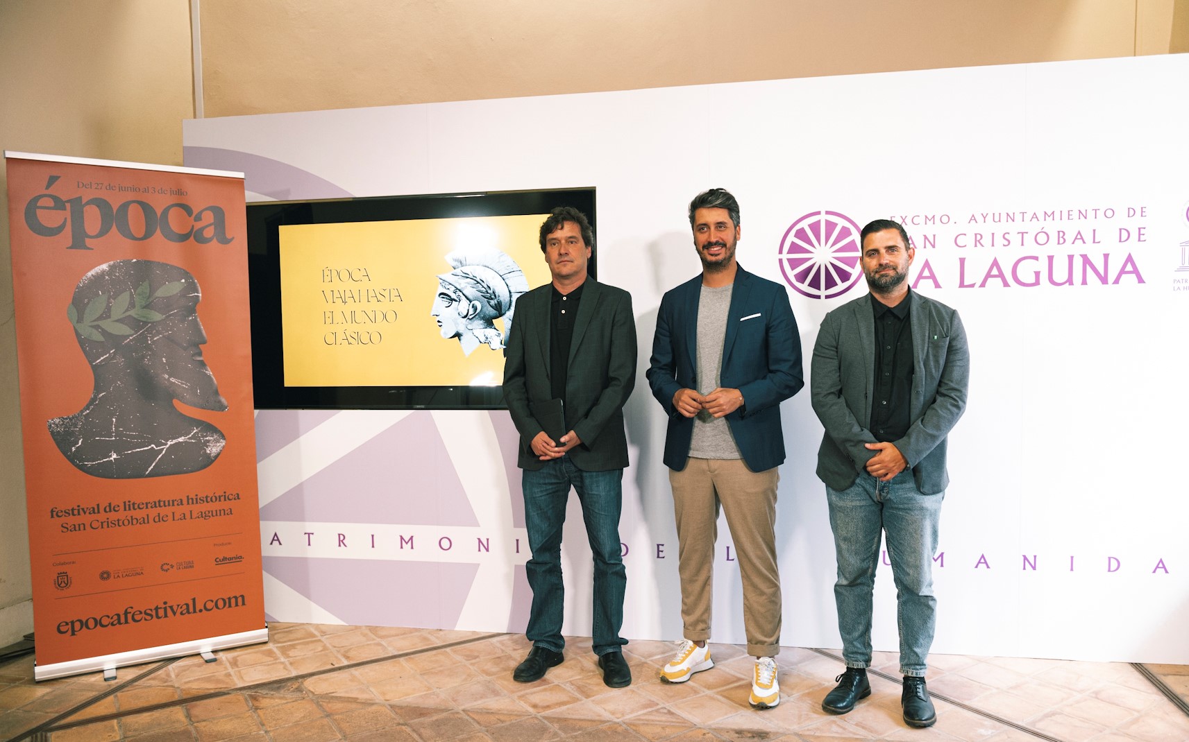 Alejandro Krawietz, Luis Yeray Gutiérrez y Josué Ramos