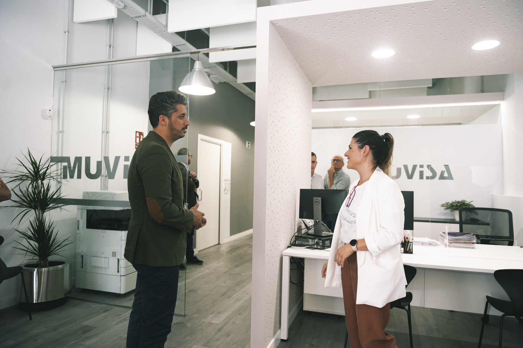 Luis Yeray Gutiérrez en las nuevas instalaciones de Muvisa