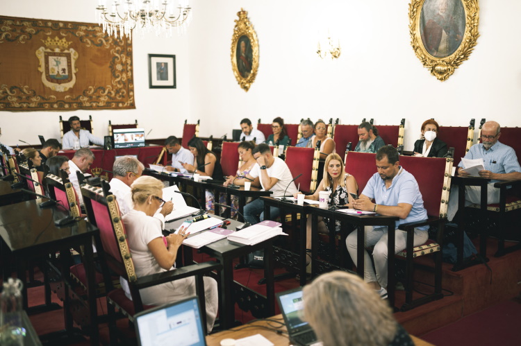 Un momento del pleno de este miércoles