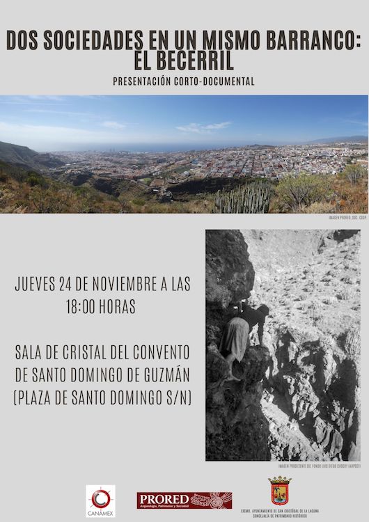 Cartel presentación documental Becerril