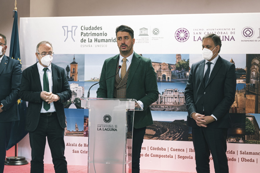 Luis Yeray Gutiérrez en Rueda de Prensa Ciudades Patrimonio