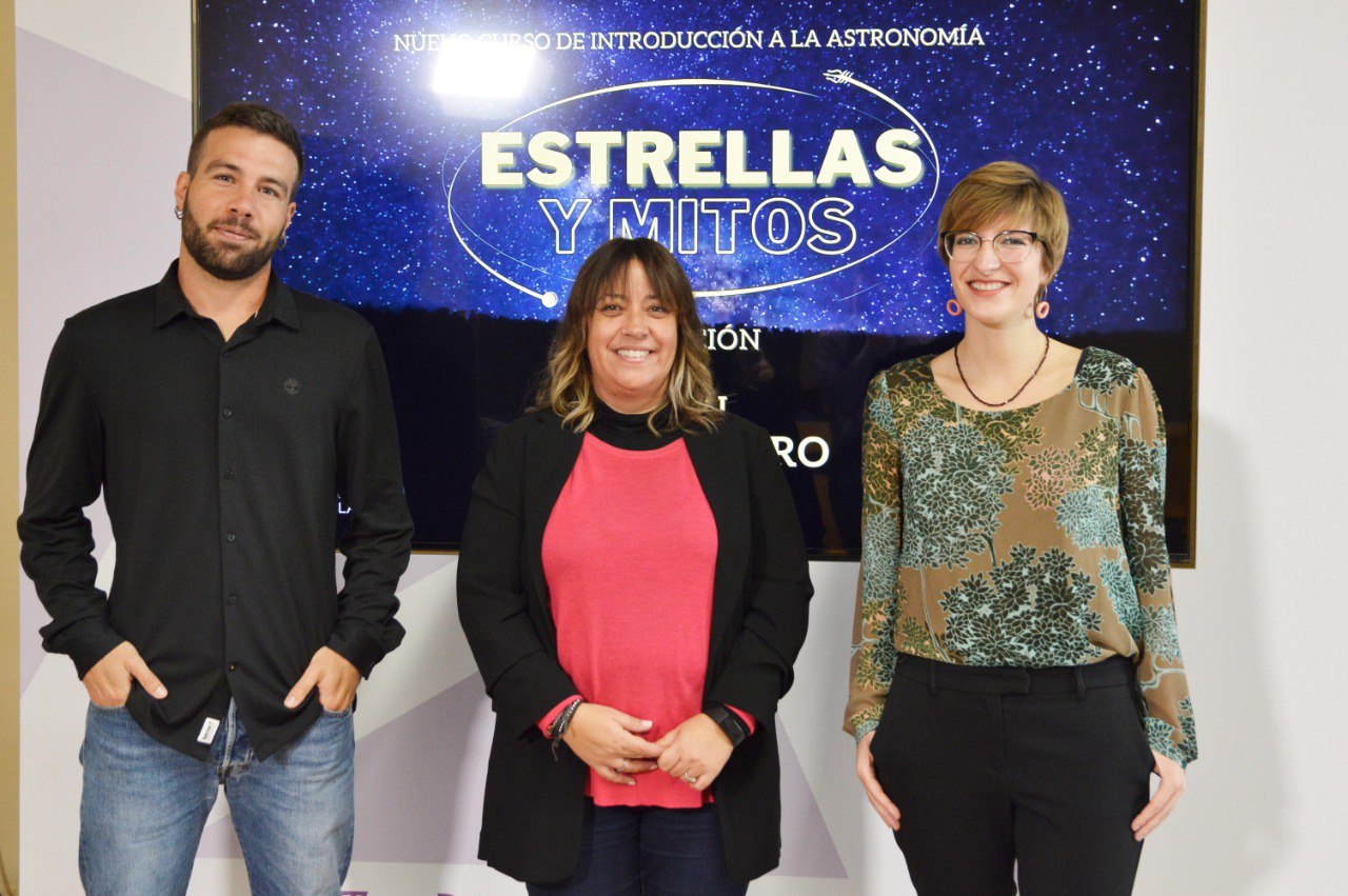 Daniel Martí, Idaira Afonso y Gaia Lacedelli