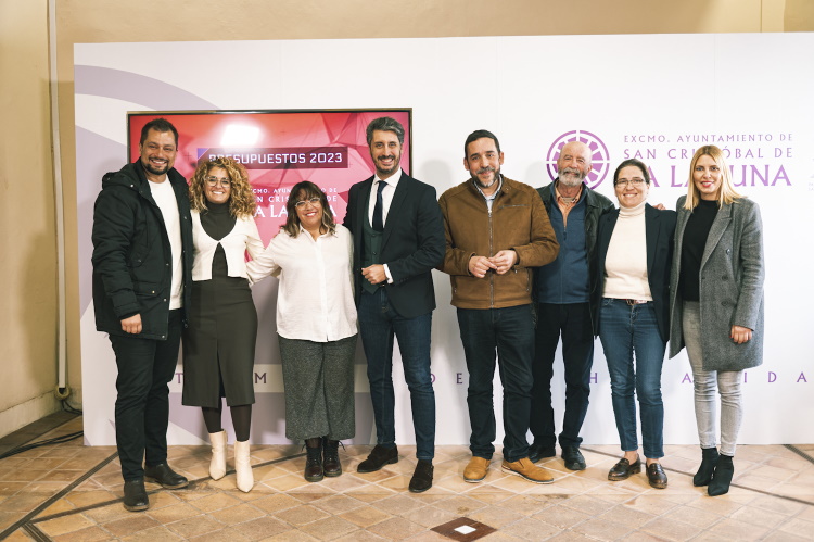 El grupo de Gobierno del Ayuntamiento de La Laguna