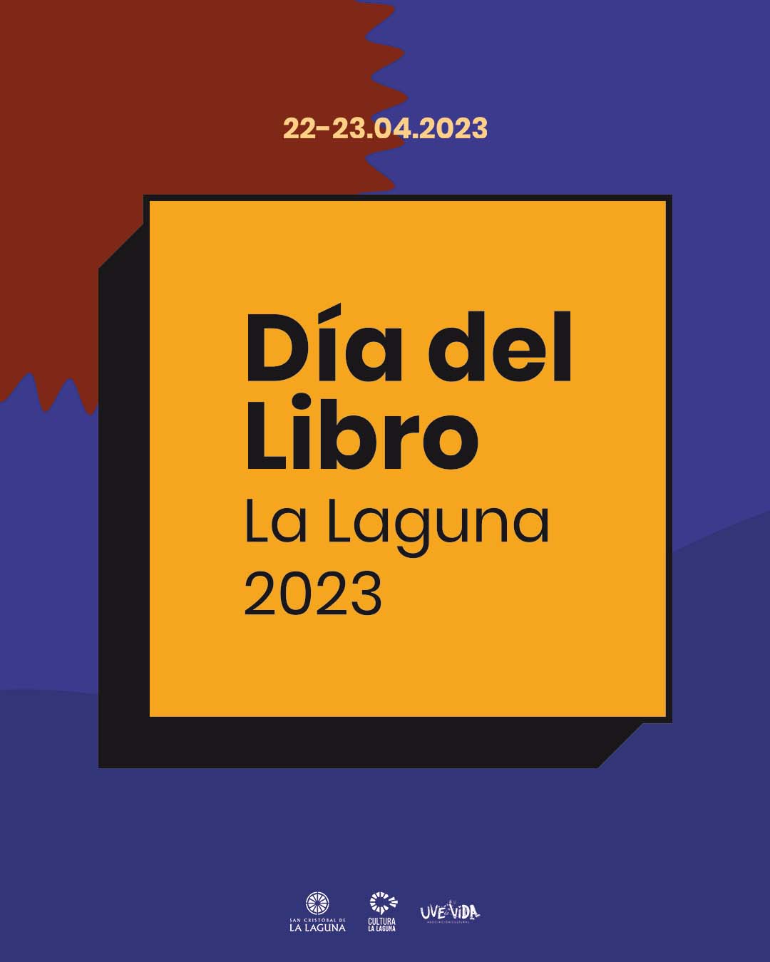 CARTEL DIA DEL LIBRO LA LAGUNA 2023