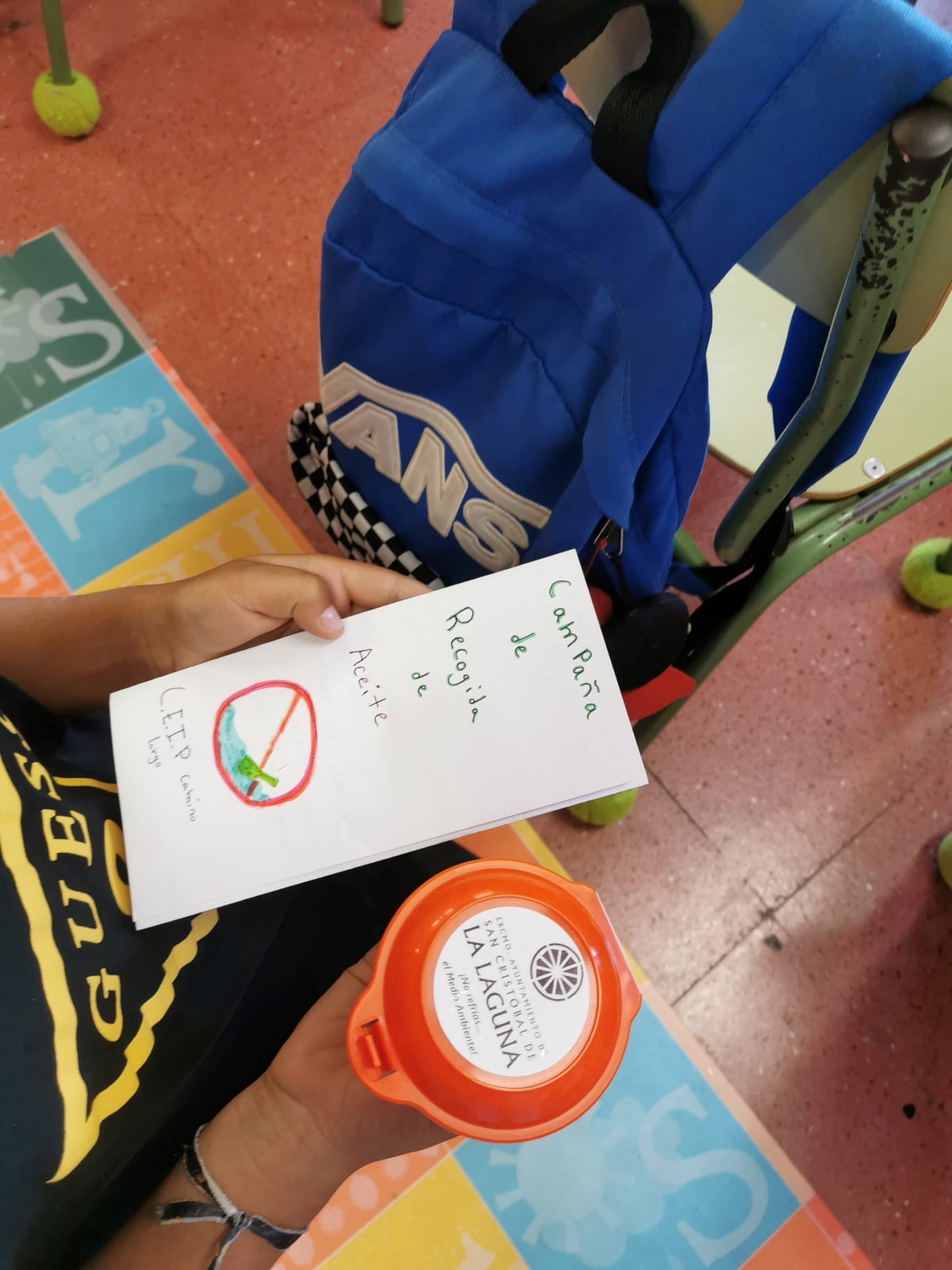 Reciclaje_aceite_CEIP_Camino