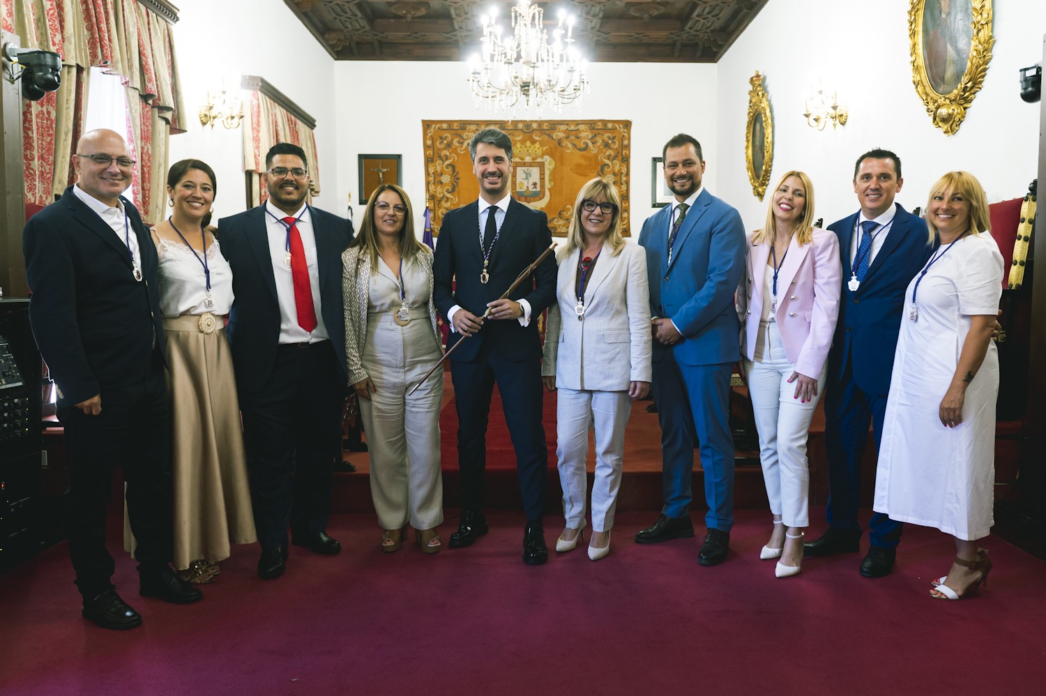 Alcalde y concejales del Grupo de Gobierno