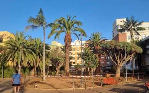 Trabajos de Reforma en el parque Canino Los Dragos