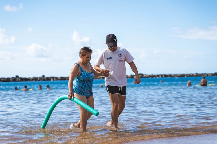 Mujeres a la playa