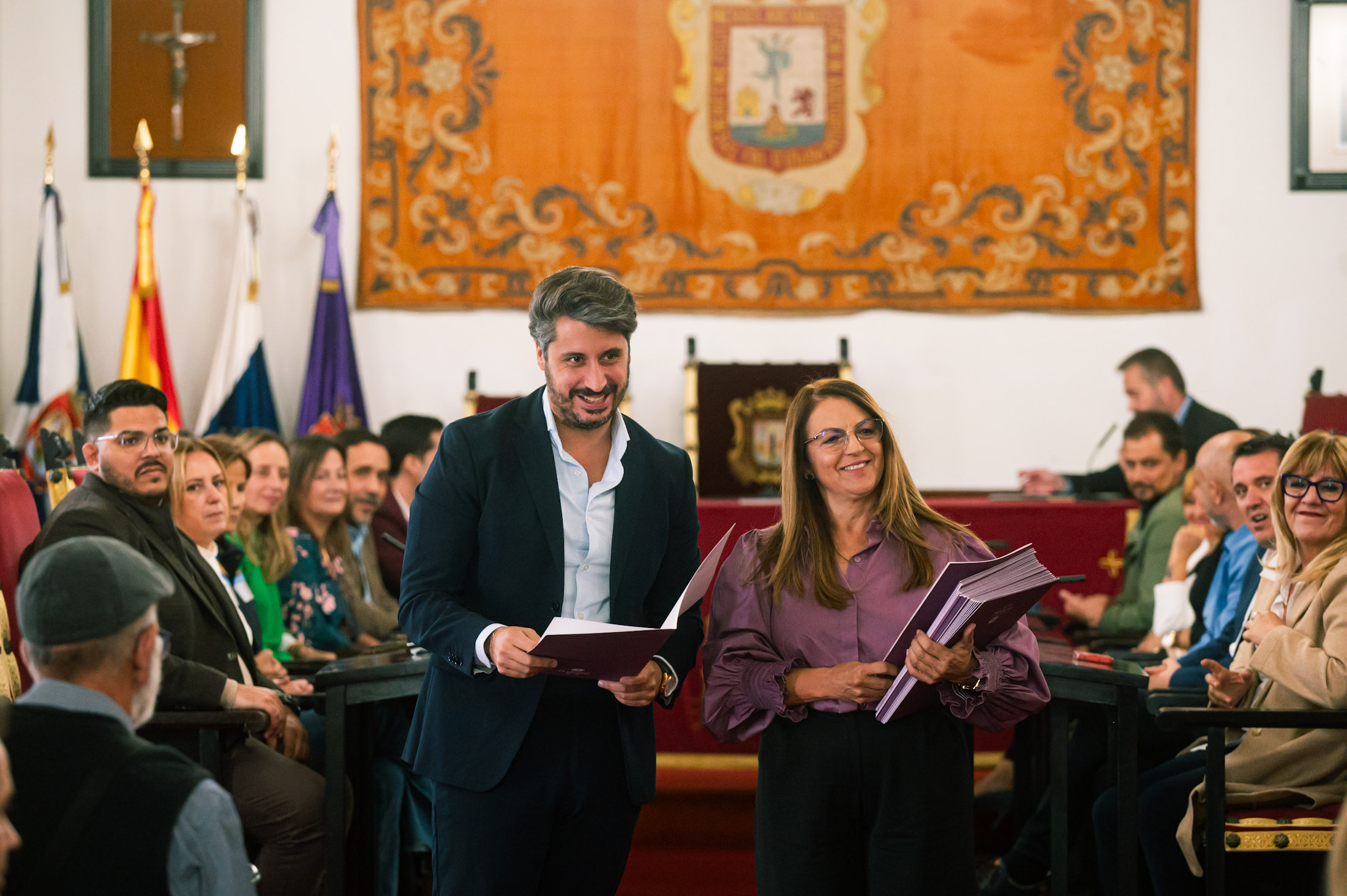 Luis Yeray Gutiérrez y María Cruz