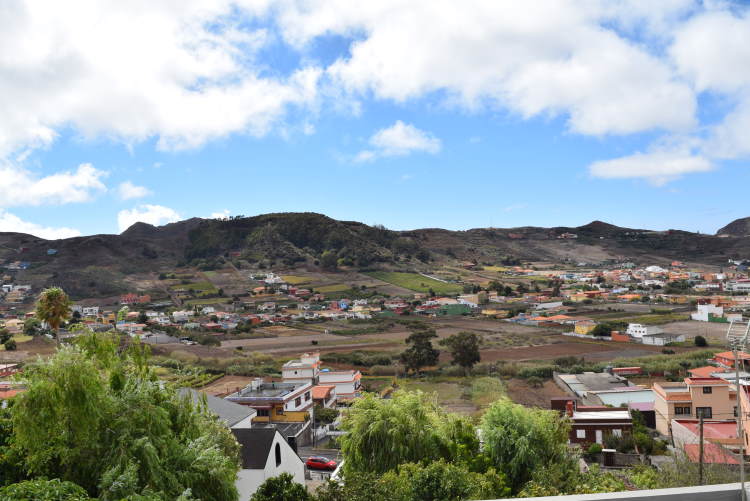 Paisaje agrícola de La Laguna desde las Cañadas