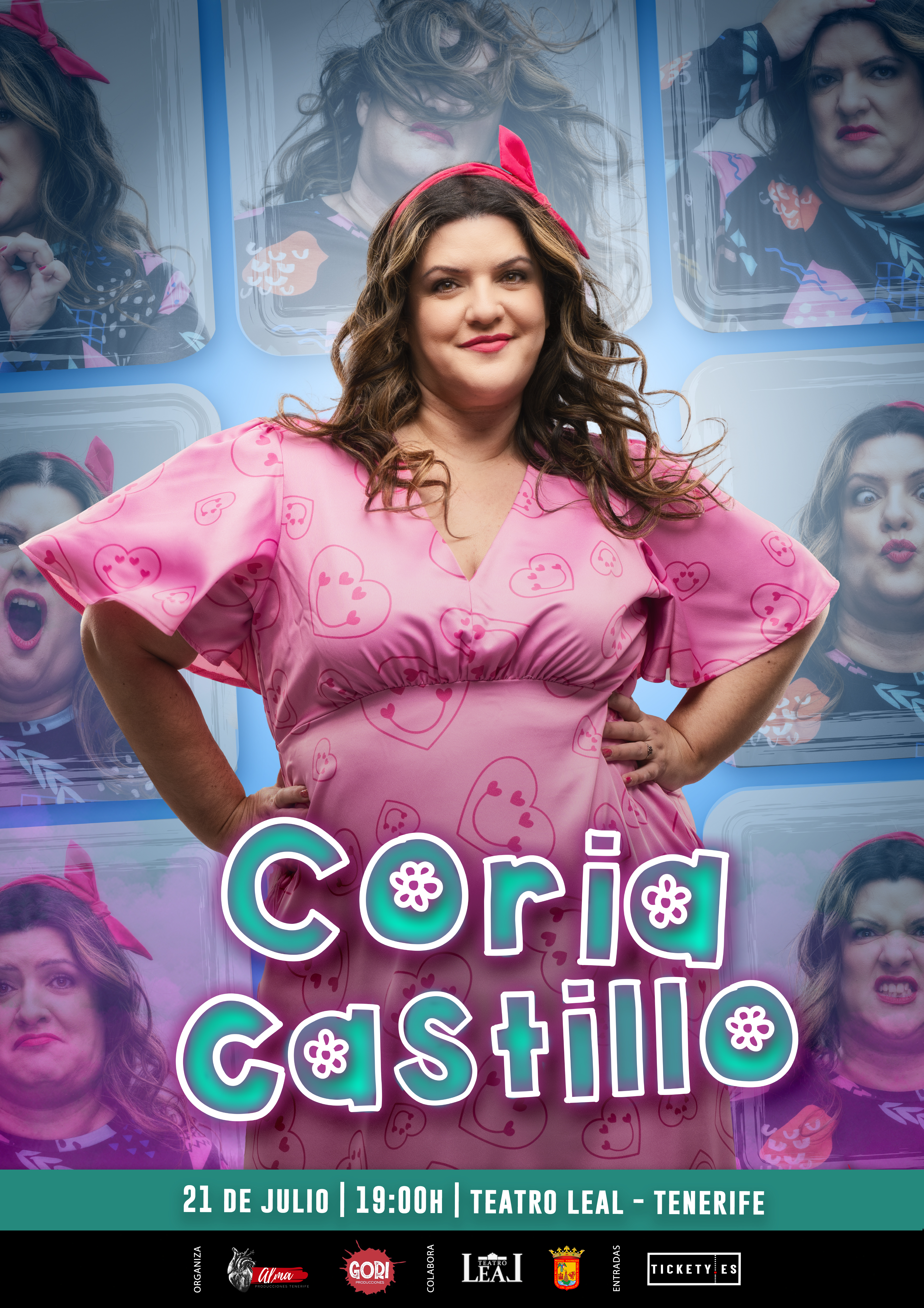 Cartel _ Coria Castillo - Teatro Leal