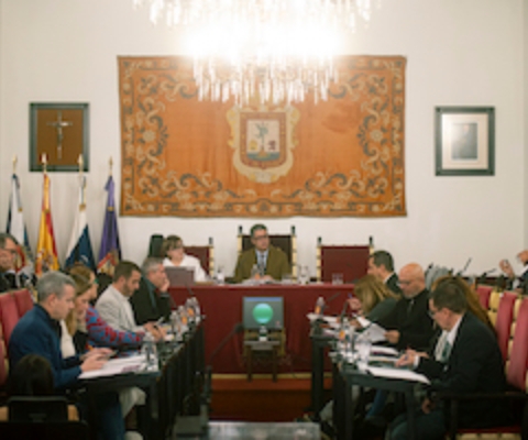 pleno del Ayuntamiento de La Laguna