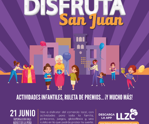 Cartel Disfruta San Juan