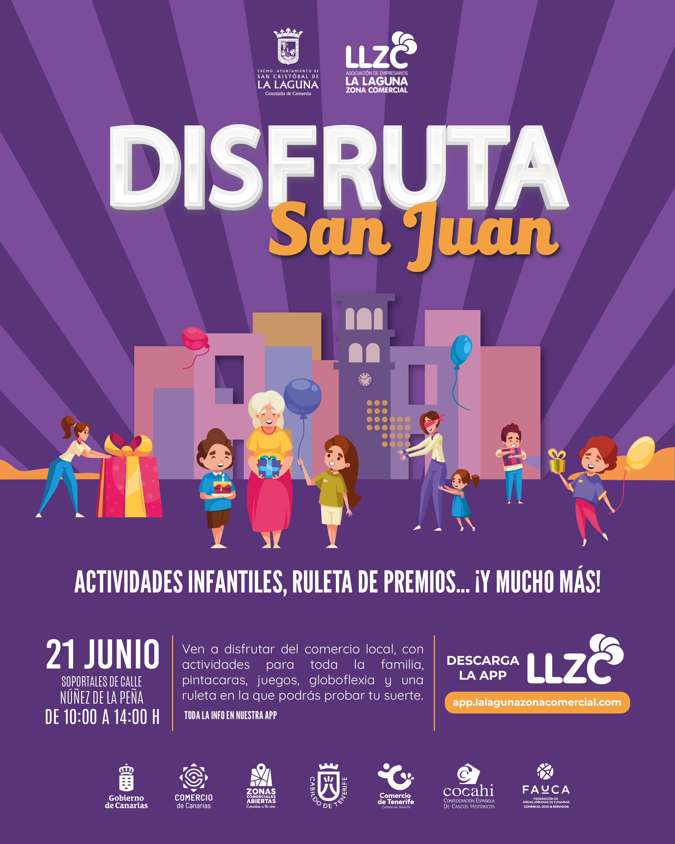 Cartel Disfruta San Juan