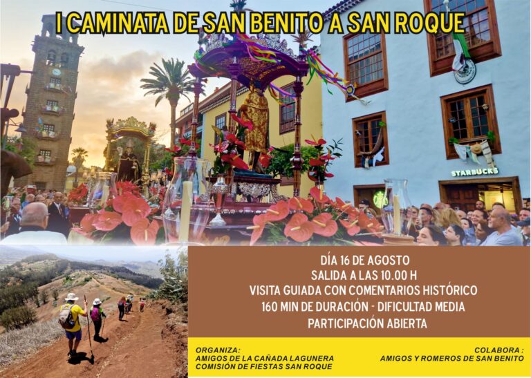 Cartel Caminata San Roque