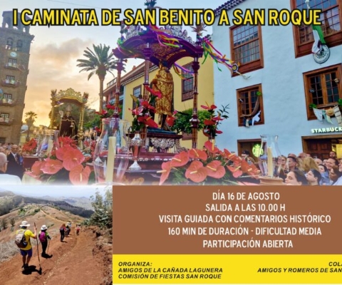 Cartel Caminata San Roque