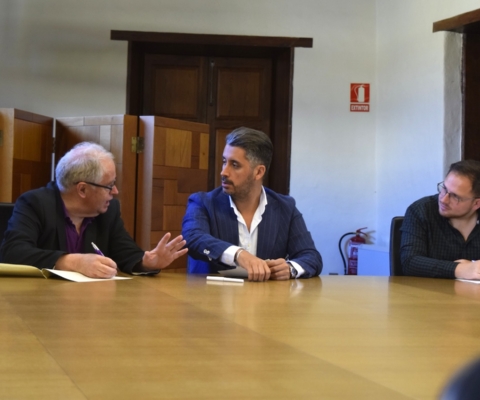 Julián Brito Serrador, Luis Yeray Gutiérrez y Adrián del Castillo
