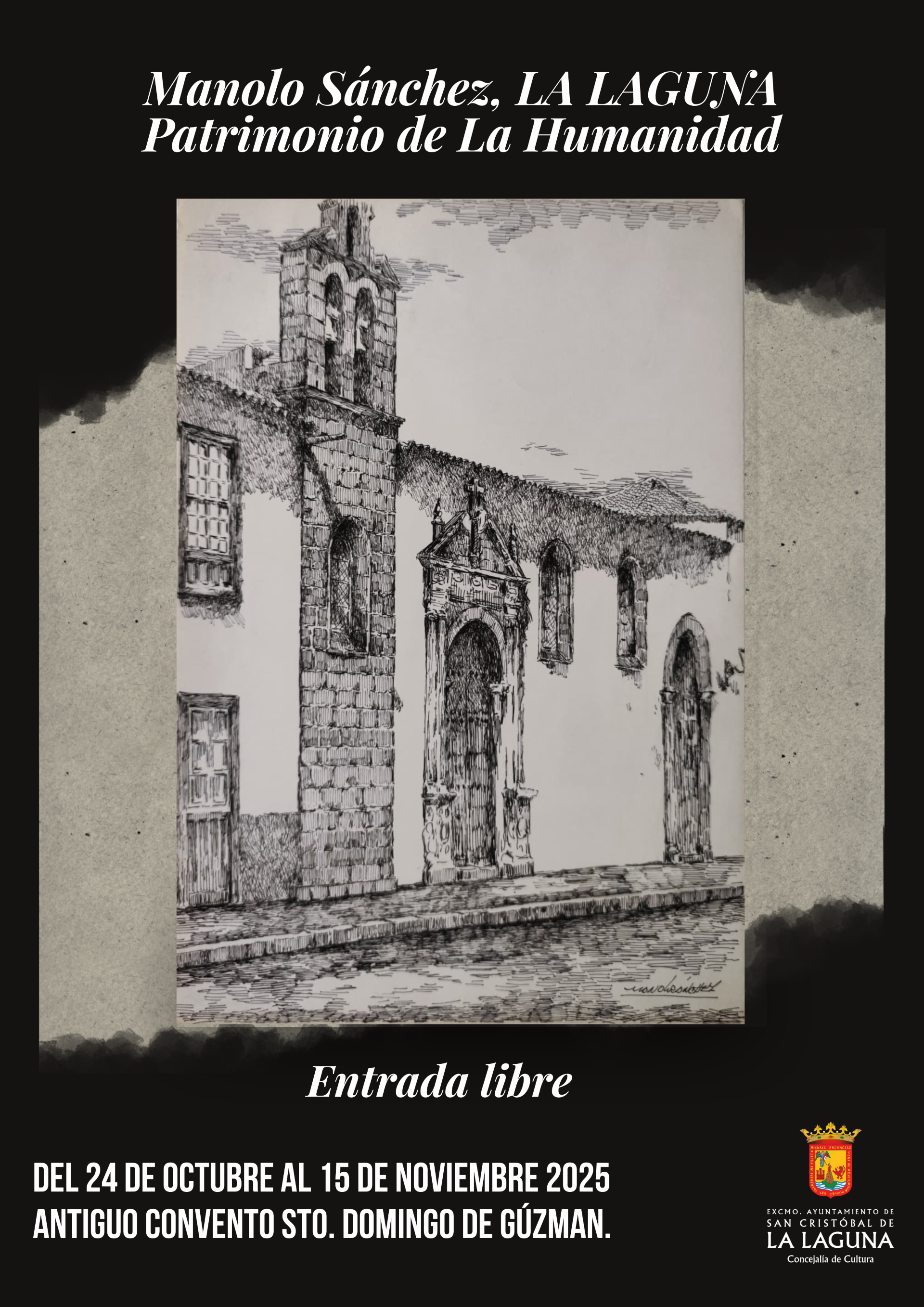 Cartel Exposición Manolo Sánchez