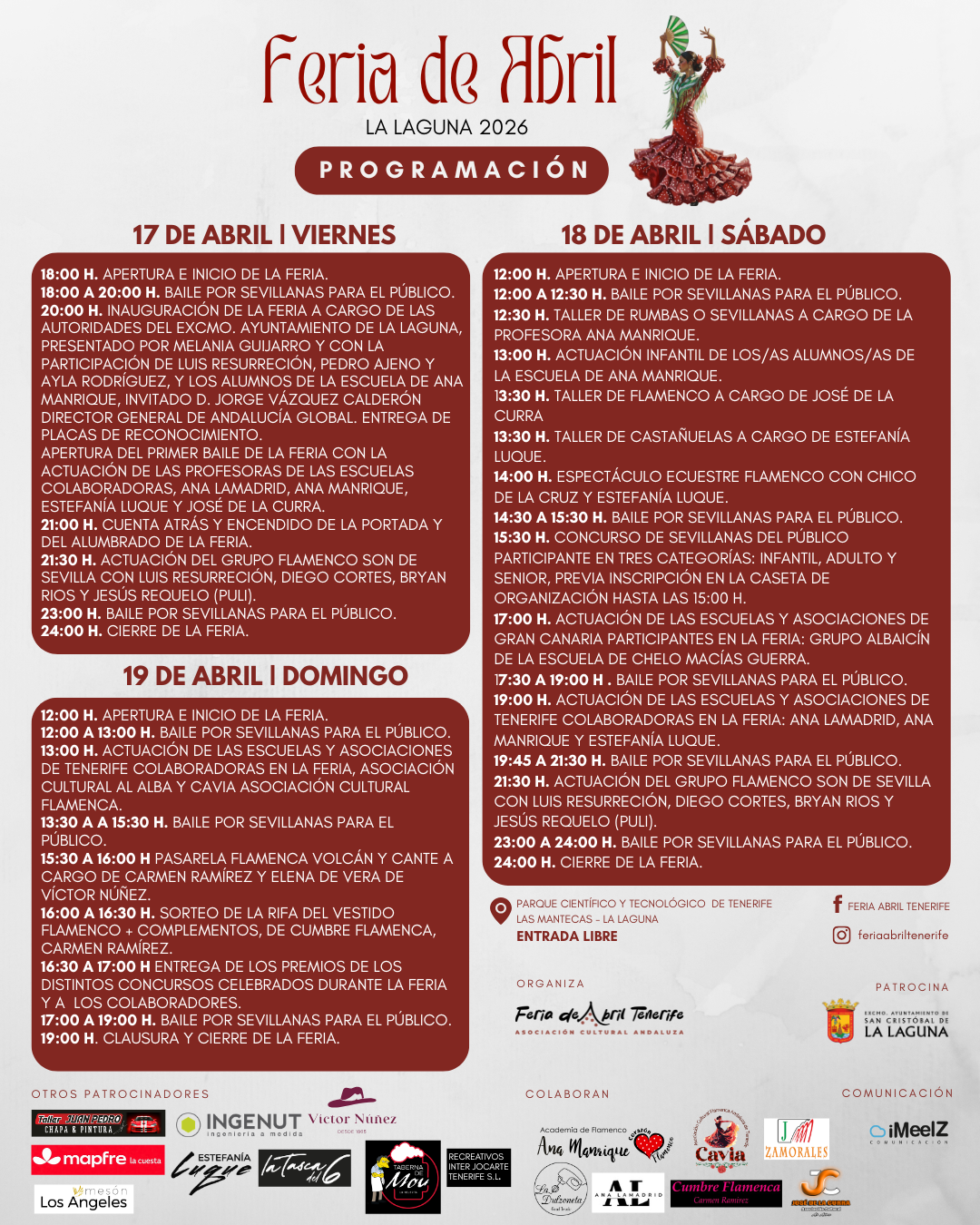 COMPLETO IG 1080 X 1350 Feria de Abril 2026 COMPLETO IG 1080 X 1350 Feria de Abril 2026