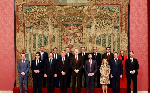 Recepción Casa Real Grupo Ciudades Patrimonio_Casa de SM el Rey