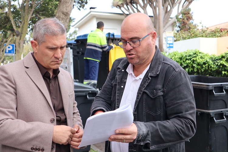 El concejal de Servicios Municipales Fran Hernández